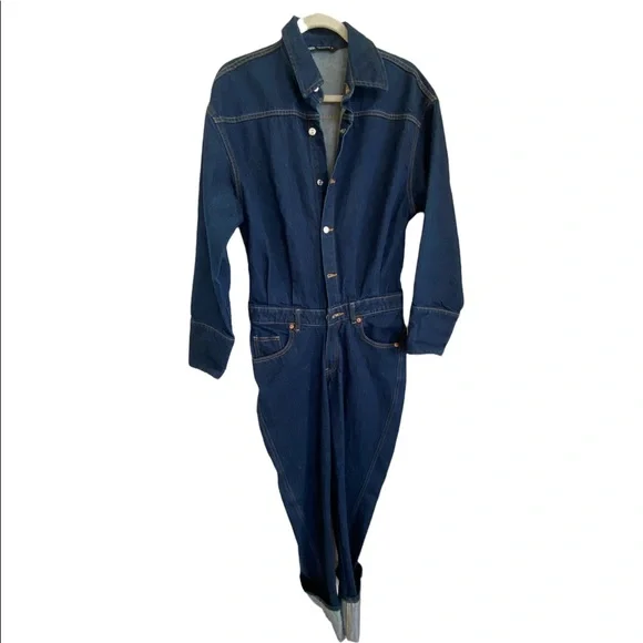 Zara Denim Dorian Jumpsuit - Picture 6 of 15